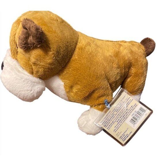 Webkinz Ganz Bulldog Plush Toy Brown & White Stuffed Animal About 8" - Picture 8 of 12